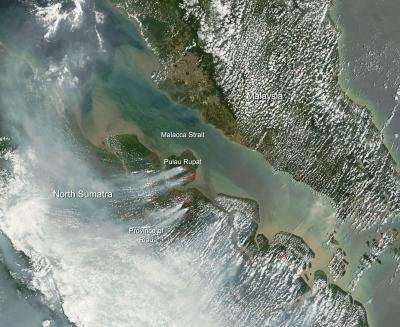 Northern Sumatra dealing with smoke from fires