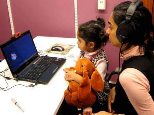 Online lab to study early childhood learning