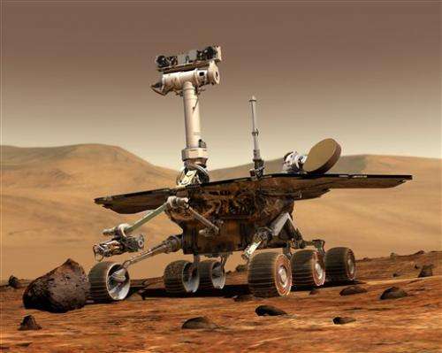 Opportunity still roving on Mars after a decade