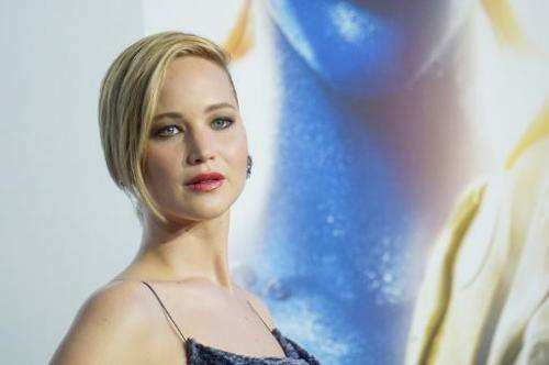 Oscar-winning American actress Jennifer Lawrence at the &quot;X-Men: Days Of Future Past&quot; world premiere in New York on May