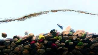 Pebbles that disrupt landscapes