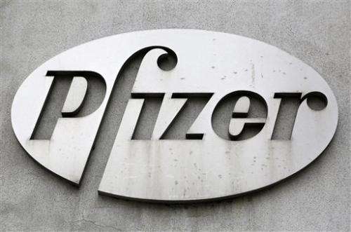 Pfizer 1Q profit drops 15 pct due to lower sales