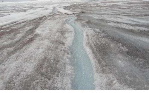Researchers suggest Greenland ice shelf melting faster due to embedded dust particles
