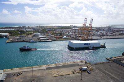 Portable hydrogen fuel cell unit to provide green, sustainable power to Honolulu port