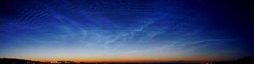 Rare Noctilucent Clouds Seen Over Armagh