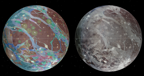 Researchers create first global map of Ganymede
