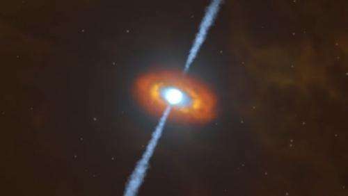 Black hole ‘batteries’ keep blazars going and going (w/ Video)