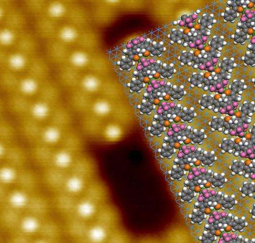 Self-arranging molecules could form the basis for efficient optoelectronic memory devices