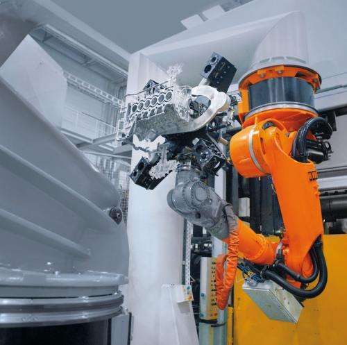 Smoothly moving industrial robots save energy