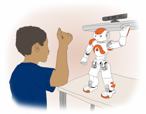 Socially-assistive robots help kids with autism learn by providing personalized prompts