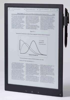 Sony Digital Paper offers 12.6-ounce business rewrite