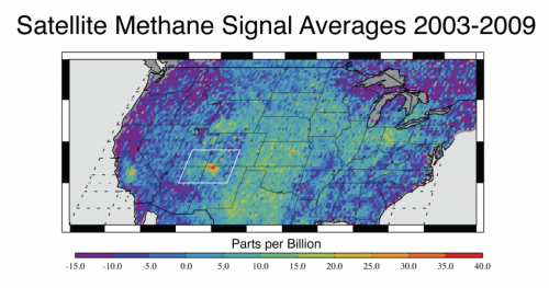 Space-based methane maps find largest US signal in Southwest