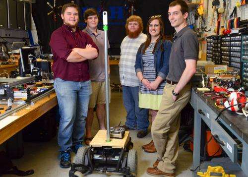 Students turn $250 wheelchair into geo-positioning robot
