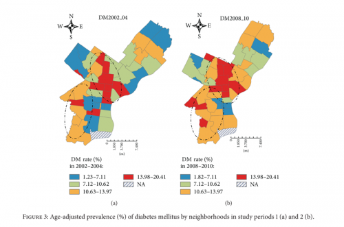 Study maps how city neighborhoods affect diabetes risk