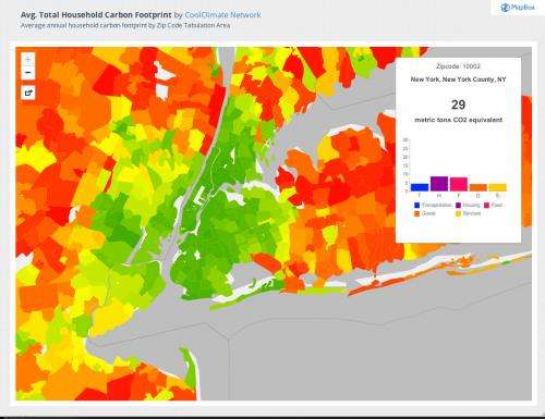 Suburban sprawl cancels carbon footprint savings of dense urban cores