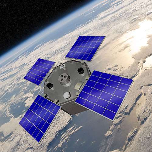 Sun sets for a NASA solar monitoring spacecraft
