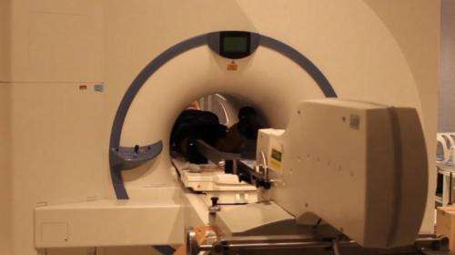 Tests include working a leg ergometer from inside an MRI scanner.