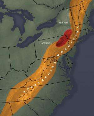 The bend in the Appalachian mountain chain is finally explained