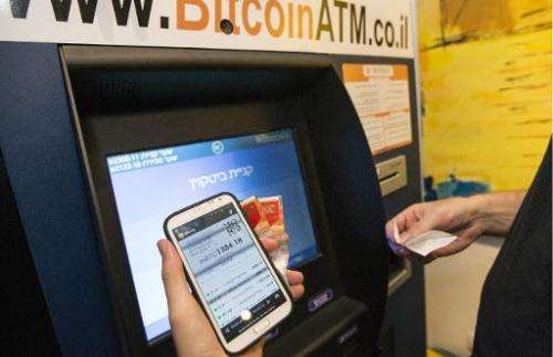 The first Bitcoin ATM machine installed in the Middle East on June 11, 2014 in the Mediterranean coastal city of Tel Aviv