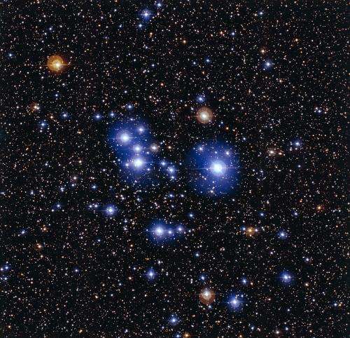 The hot blue stars of Messier 47