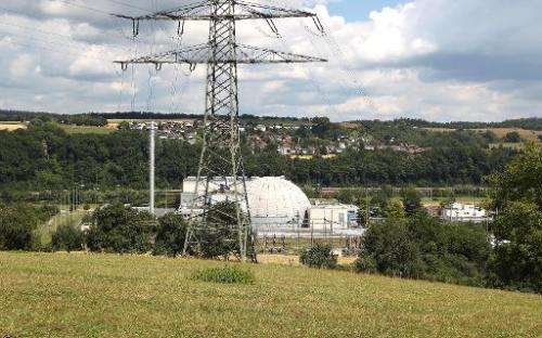 The Nuclear Power Plant in Obrigheim, Germany on July 1, 2014