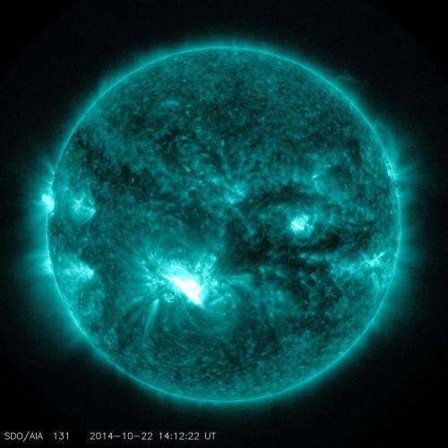 Third substantial solar flare in 2 days