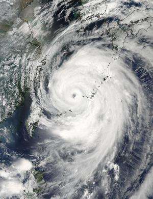 Three NASA satellites dissect powerful Typhoon Neoguri