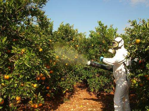 Tracking pesticide residues in citrus allows export