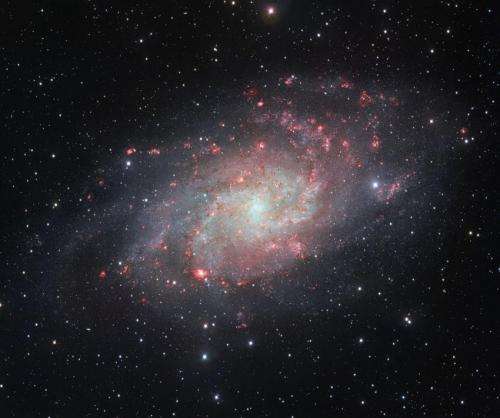 Triangulum galaxy snapped by VST