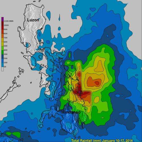 TRMM satellite calculates System 91W's deadly Philippine flooding