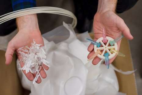 Turning old milk jugs into 3D printer filament