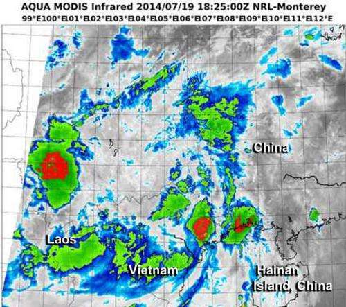 Typhoon Rammasun made final landfall near China and Vietnam border