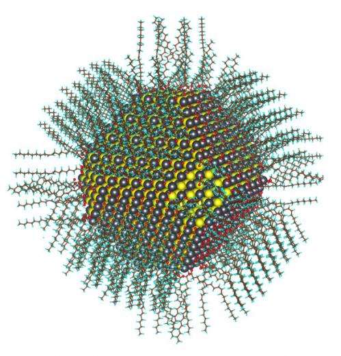 Unexpected water explains surface chemistry of nanocrystals