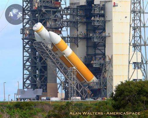 United Launch Alliance Delta IV Heavy moved to Cape Canaveral launch pad