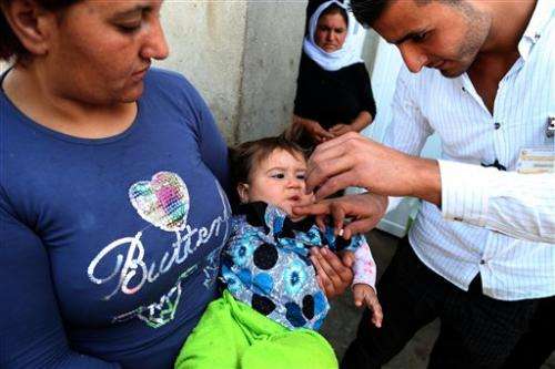 UN undertakes polio vaccination campaign in Iraq