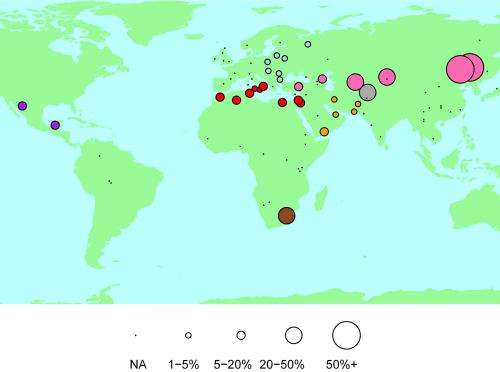 Interactive map of human genetic history revealed
