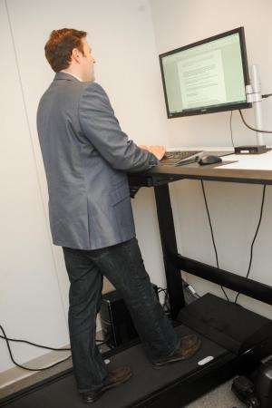 Walking workstations improve physical and mental health, builds healthier workplace