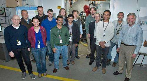 X-Ray Powder Diffraction Beamline at NSLS-II Takes First Beam and First Data