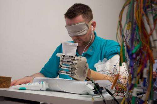 Amputee feels in real-time with bionic hand wired to nerves (w/ video)