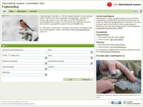 100,000 bird samples online