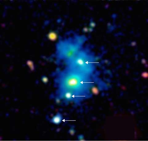 Astronomers Baffled by Discovery of Rare Quasar Quartet