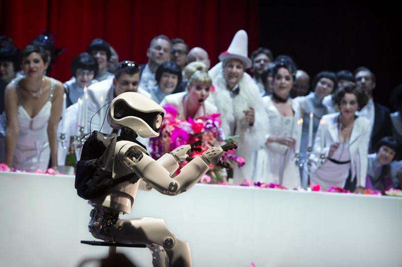Autonomous robot Myon joins the cast at a Berlin opera