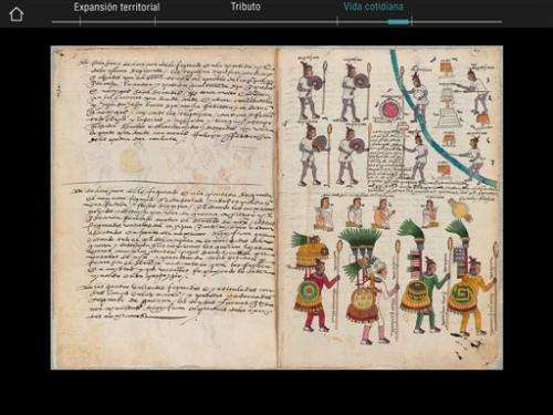 Aztec app brings historic Mexico codex into the digital age (Update)