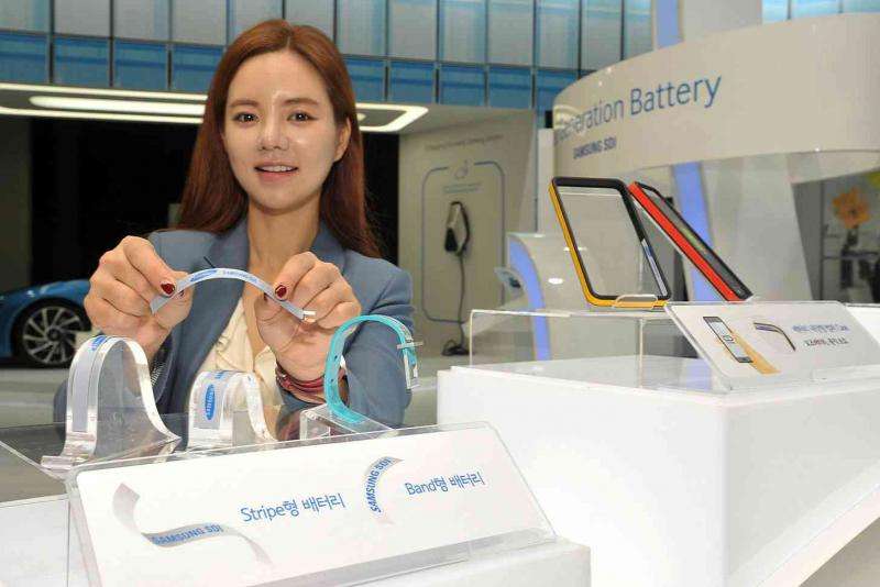 Bending to wearables, two battery kings step up game