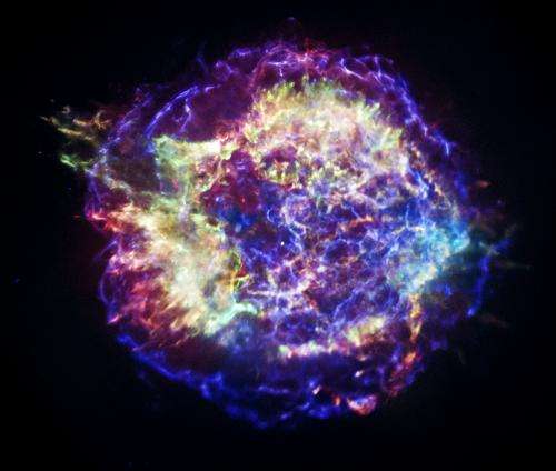 CAT scan of nearby supernova remnant reveals frothy interior