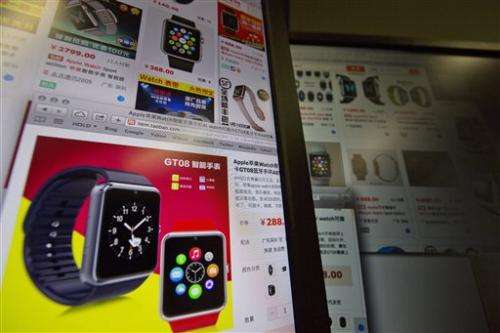 Chinese makers roll out wave of Apple watch lookalikes