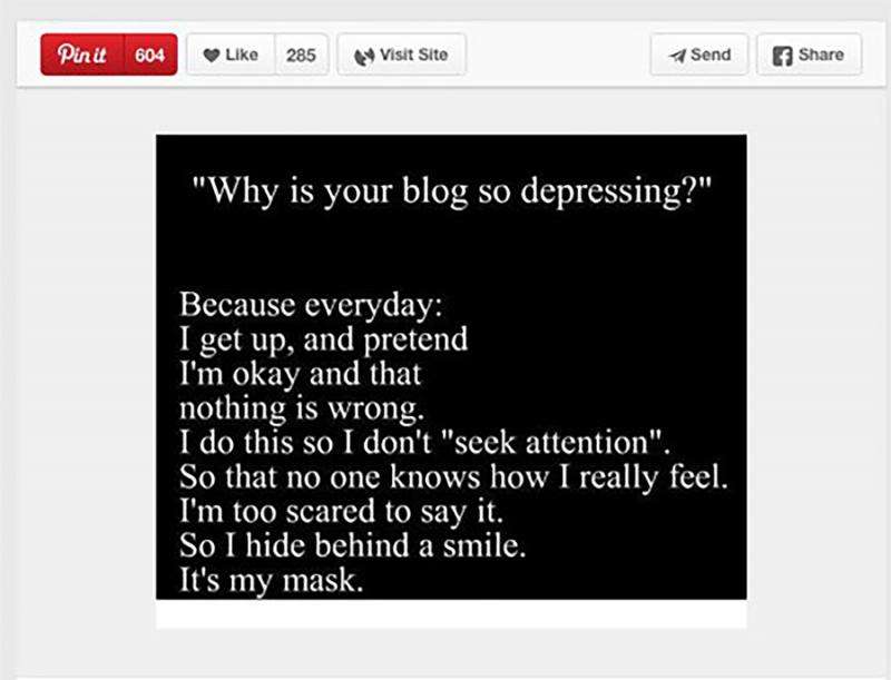 Depressed Pinterest users suffer from lack of positive messages, UGA study finds