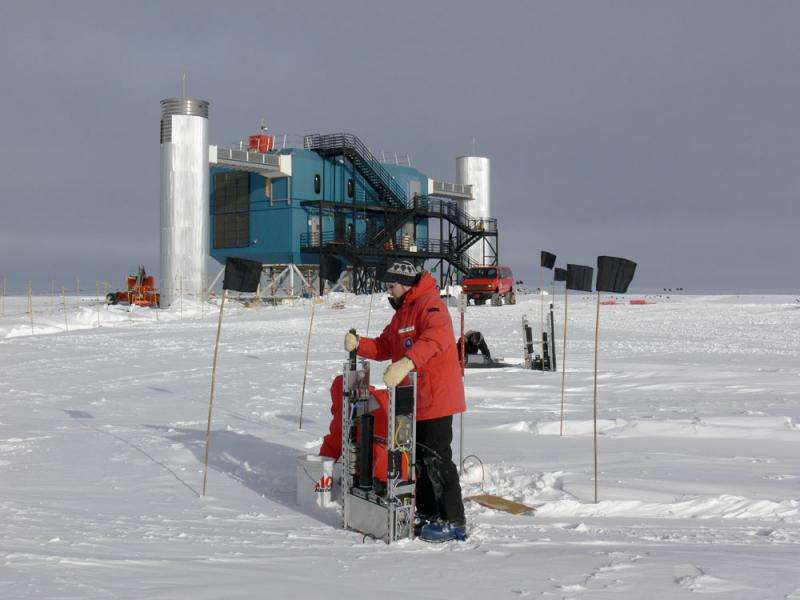 Detector at the South Pole explores the mysterious neutrinos