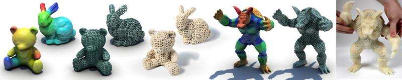 Disney Research produces 3-D-printed objects with variable elasticity using single material