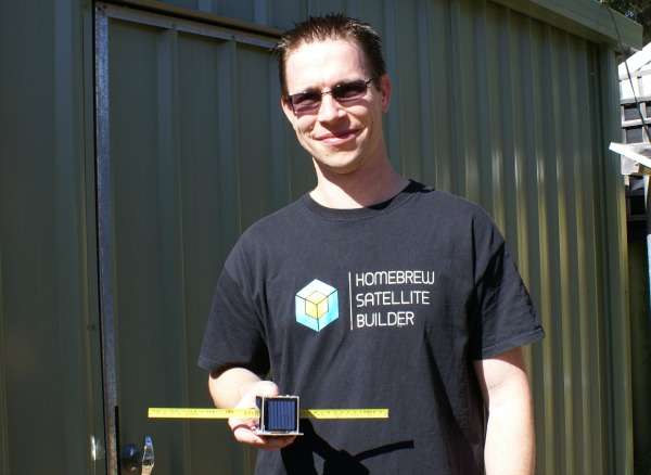 DIY satellite launches from backyard shed to lower orbit